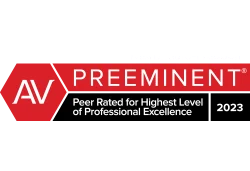 AV Preeminent peer rating